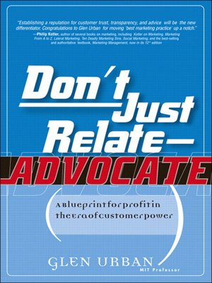 cover image of Don't Just Relate - Advocate!